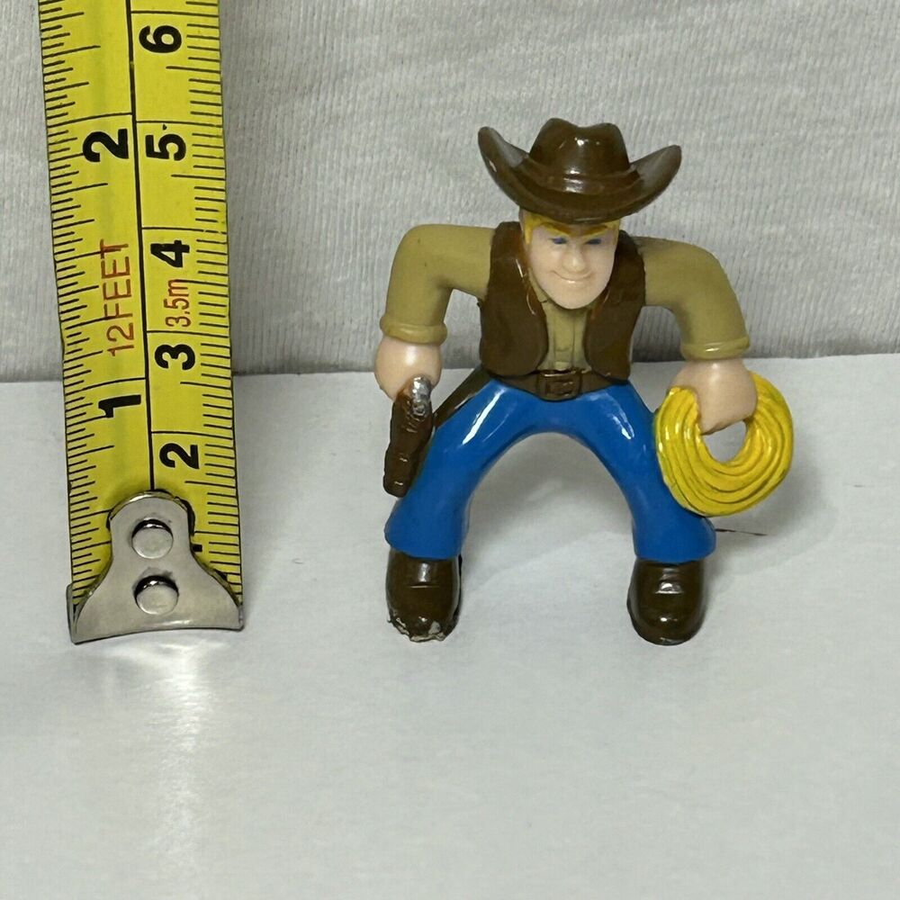 K'Nex Lincoln Logs COWBOY Rope Man Figure Western Frontier Fort Replacement